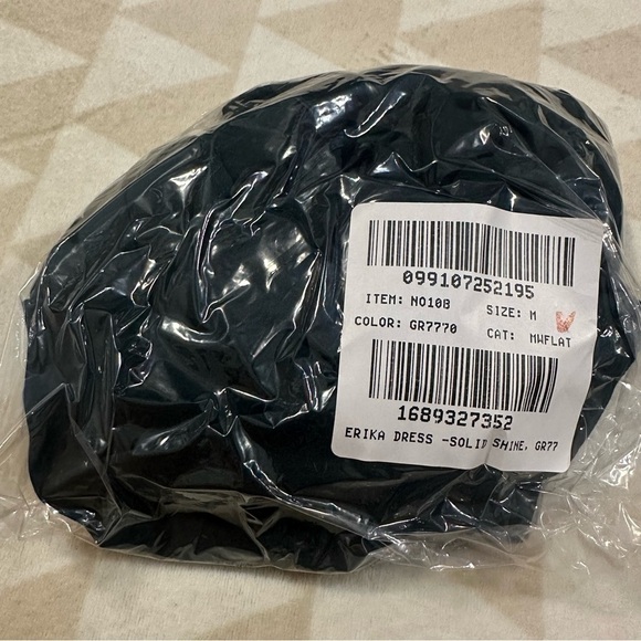 Madewell Shift Mini Dress smoky spruce satin - Picture 7 of 7